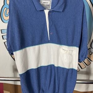 Vintage 80s Mens Polo Shirt by Huk a Poo